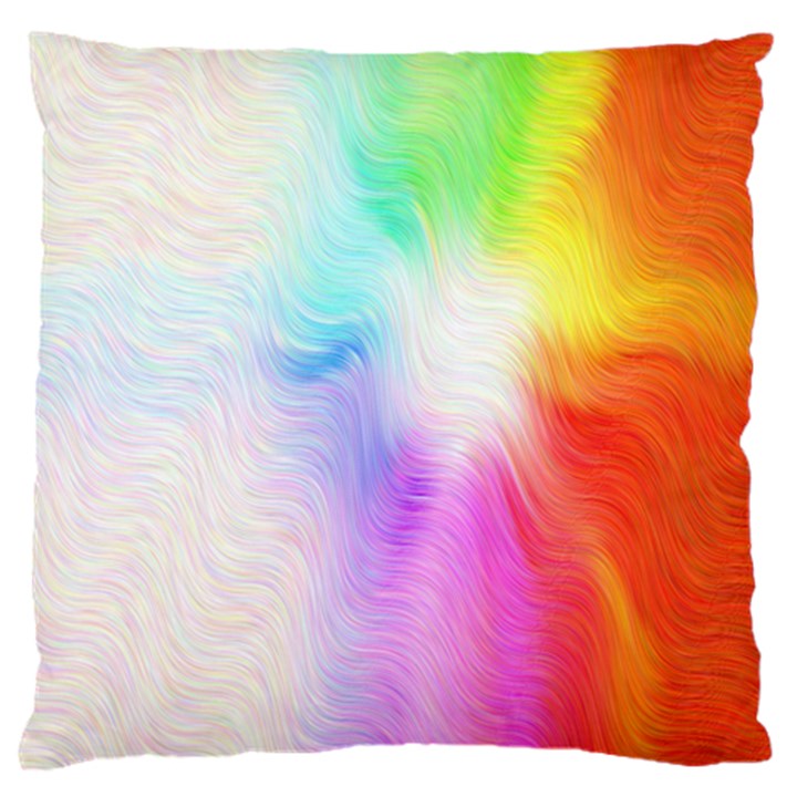 Psychedelic Background Wallpaper Large Flano Cushion Case (One Side)