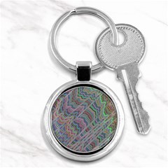 Psychedelic Background Key Chains (round)  by Sudhe