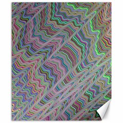 Psychedelic Background Canvas 8  X 10  by Sudhe