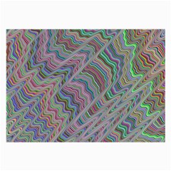 Psychedelic Background Large Glasses Cloth by Sudhe