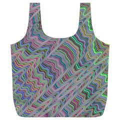 Psychedelic Background Full Print Recycle Bag (xl) by Sudhe