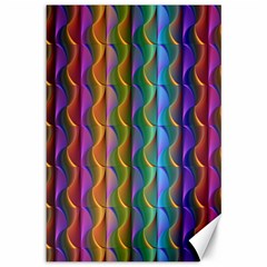 Background Wallpaper Psychedelic Canvas 12  X 18  by Sudhe