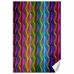 Background Wallpaper Psychedelic Canvas 24  X 36  by Sudhe