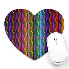 Background Wallpaper Psychedelic Heart Mousepads by Sudhe