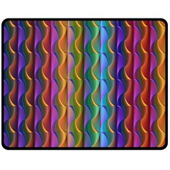 Background Wallpaper Psychedelic Double Sided Fleece Blanket (medium)  by Sudhe