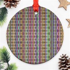 Psychedelic Background Wallpaper Ornament (round) by Sudhe