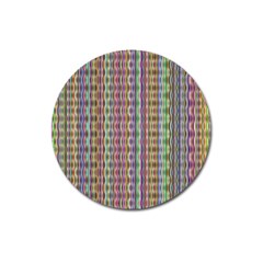 Psychedelic Background Wallpaper Magnet 3  (round) by Sudhe