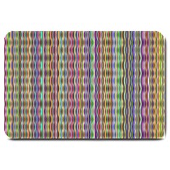 Psychedelic Background Wallpaper Large Doormat  by Sudhe