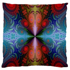 Fractal Background Design Large Cushion Case (one Side)