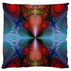 Fractal Background Design Standard Flano Cushion Case (two Sides) by Sudhe