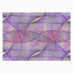 Purple Background Abstract Pattern Large Glasses Cloth (2-side) by Sudhe