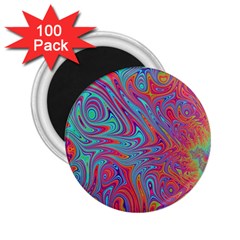 Fractal Bright Fantasy Design 2 25  Magnets (100 Pack)  by Sudhe