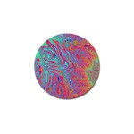 Fractal Bright Fantasy Design Golf Ball Marker (10 pack) Front