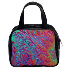 Fractal Bright Fantasy Design Classic Handbag (two Sides) by Sudhe