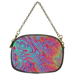 Fractal Bright Fantasy Design Chain Purse (one Side) by Sudhe