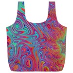 Fractal Bright Fantasy Design Full Print Recycle Bag (XL) Front