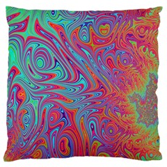 Fractal Bright Fantasy Design Standard Flano Cushion Case (two Sides) by Sudhe