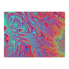 Fractal Bright Fantasy Design Double Sided Flano Blanket (mini)  by Sudhe