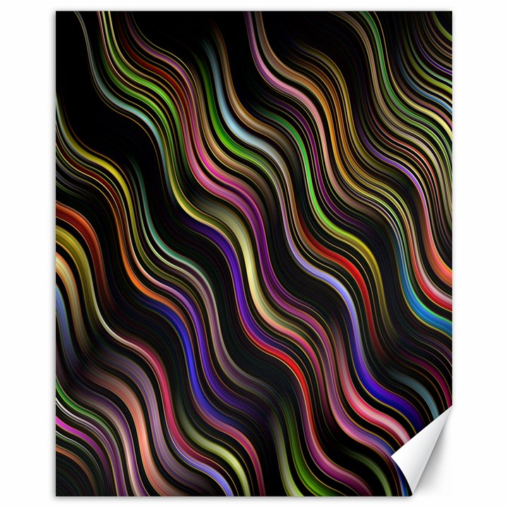 Psychedelic Background Wallpaper Canvas 16  x 20 