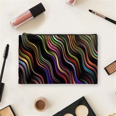 Psychedelic Background Wallpaper Cosmetic Bag (medium) by Sudhe