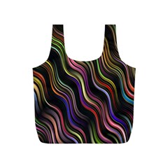 Psychedelic Background Wallpaper Full Print Recycle Bag (s) by Sudhe