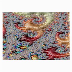 Fractal Artwork Design Pattern Large Glasses Cloth (2-side) by Sudhe