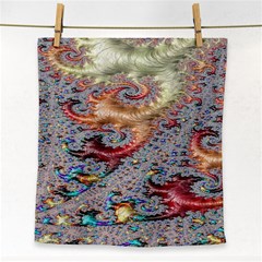 Fractal Artwork Design Pattern Face Towel by Sudhe