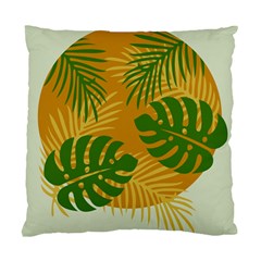 Leaf Leaves Nature Green Autumn Standard Cushion Case (two Sides) by Sudhe