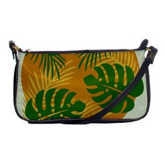 Leaf Leaves Nature Green Autumn Shoulder Clutch Bag by Sudhe