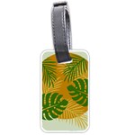 Leaf Leaves Nature Green Autumn Luggage Tags (One Side)  Front