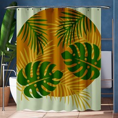 Leaf Leaves Nature Green Autumn Shower Curtain 60  X 72  (medium)  by Sudhe