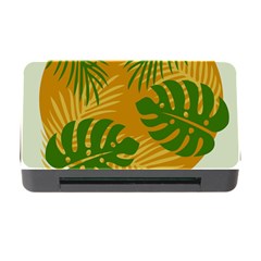 Leaf Leaves Nature Green Autumn Memory Card Reader With Cf