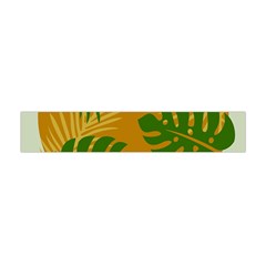 Leaf Leaves Nature Green Autumn Flano Scarf (mini)