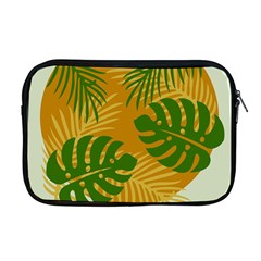 Leaf Leaves Nature Green Autumn Apple Macbook Pro 17  Zipper Case by Sudhe