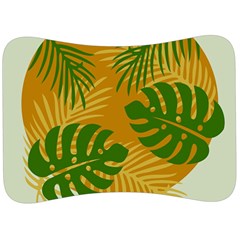 Leaf Leaves Nature Green Autumn Velour Seat Head Rest Cushion