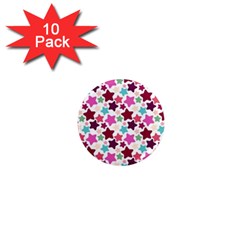 Stars Pattern 1  Mini Magnet (10 Pack) 