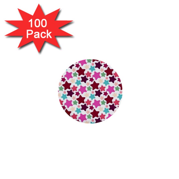 Stars Pattern 1  Mini Buttons (100 pack) 