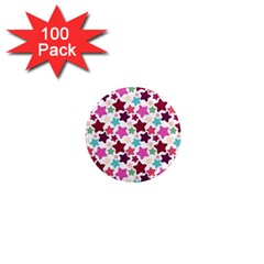 Stars Pattern 1  Mini Magnets (100 Pack) 