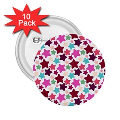 Stars Pattern 2 25  Buttons (10 Pack) 