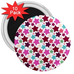 Stars Pattern 3  Magnets (10 Pack) 