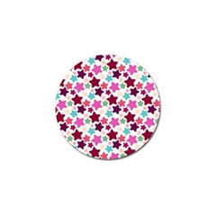 Stars Pattern Golf Ball Marker