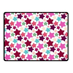 Stars Pattern Double Sided Fleece Blanket (small)  by Sudhe