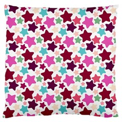 Stars Pattern Large Flano Cushion Case (two Sides) by Sudhe