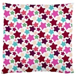 Stars Pattern Large Flano Cushion Case (Two Sides) Back