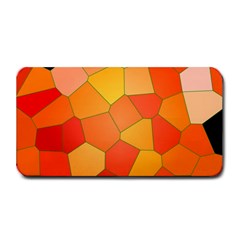 Background Pattern Of Orange Mosaic Medium Bar Mats