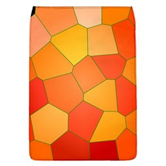 Background Pattern Of Orange Mosaic Removable Flap Cover (l)