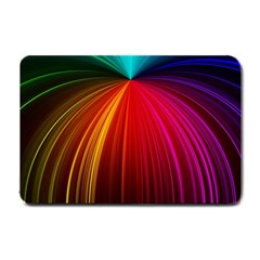 Background Color Colorful Rings Small Doormat 