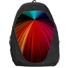 Background Color Colorful Rings Backpack Bag