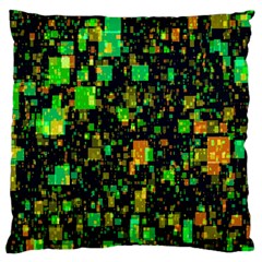 Squares And Rectangles Background Large Cushion Case (one Side) by Sudhe