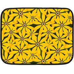 Texture Flowers Nature Background Fleece Blanket (mini) by Sudhe